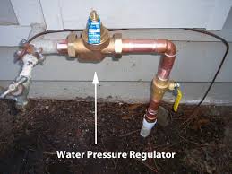 How do you adjust water pressure valves?